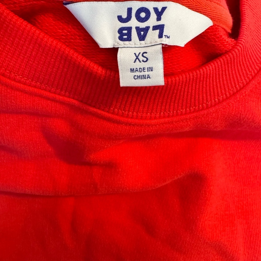 JoyLab Vibrant Red Sweatshirt - Picture 3 of 3